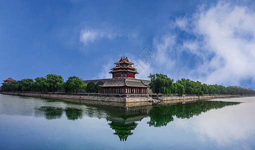 北京角楼护城河图片