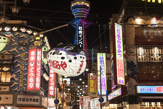 日本大阪通天阁图片