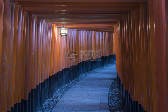 日本京都稻荷大社图片