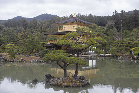 日本京都金阁寺图片