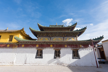 青海隆务寺古建筑隆务寺高清图片