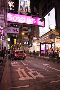香港兰桂坊夜景图片
