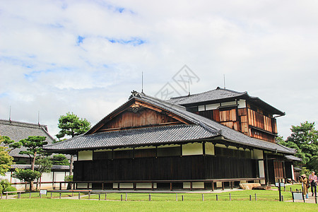 京都二条城日式庭院图片