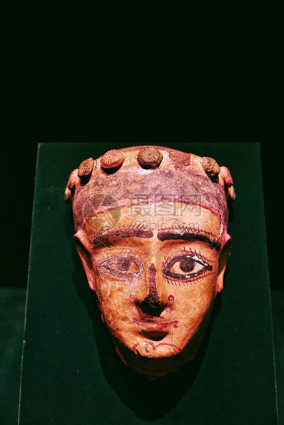 佛罗伦萨博物馆里的木乃伊面具盒展品图片