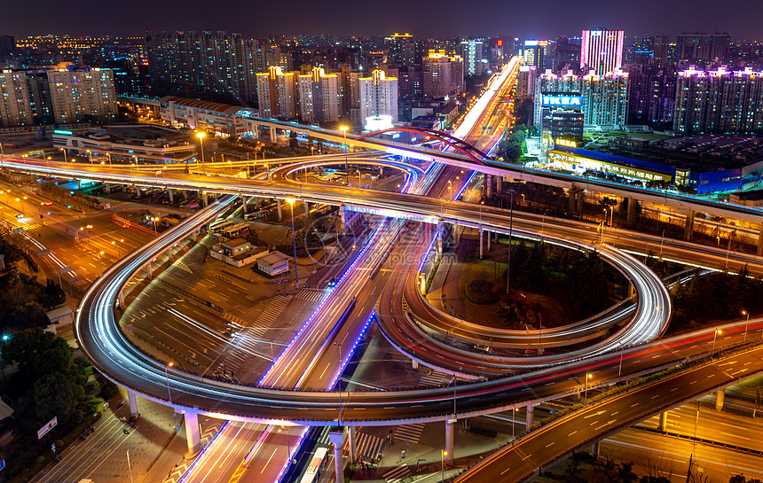 上海城市立交桥图片