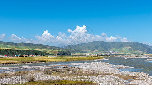 坝上草原风景高清图片