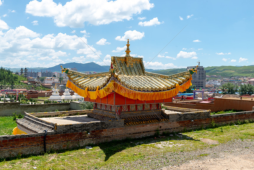 甘南合作米拉日巴佛阁寺风光图片