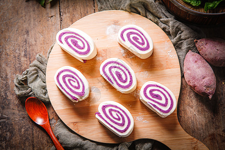 紫薯糕点图片