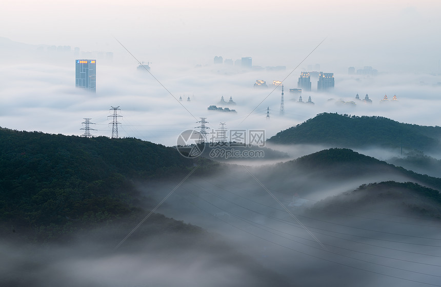 大连平流雾图片