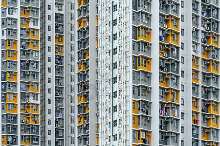 香港特色居民楼背景图片