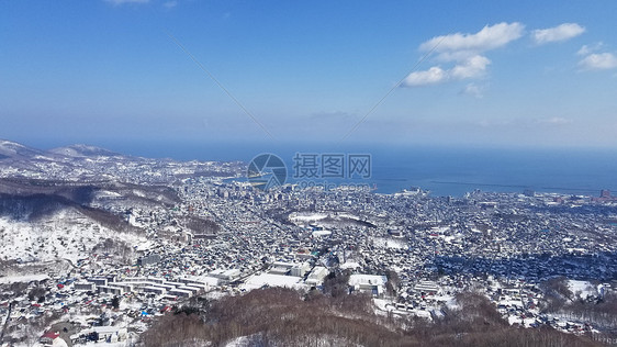 日本北海道小樽天狗山风光图片