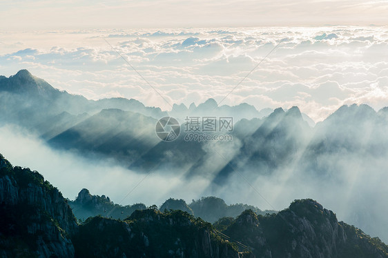 黄山云海日出图片