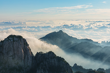 黄山云海背景图片