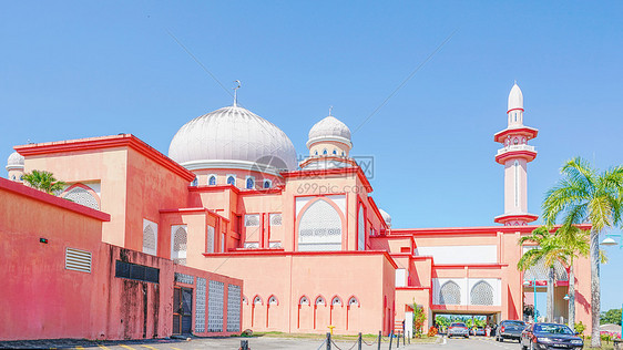 马来西亚粉色清真寺图片