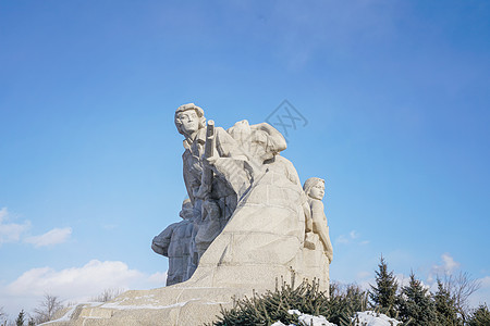 八女英烈纪念馆博物馆背景图片