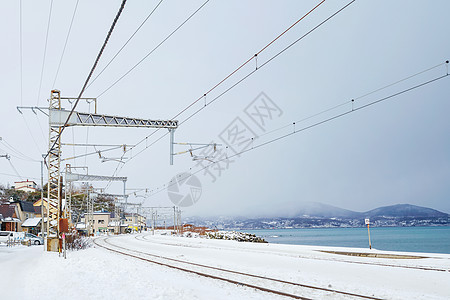 北海道小樽朝里背景图片