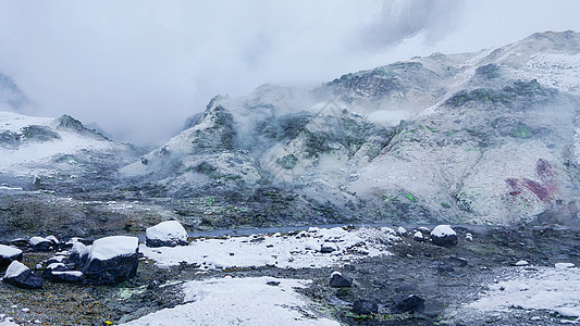 北海道登别地狱谷图片