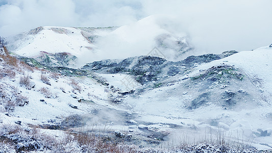 北海道登别地狱谷图片