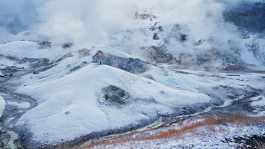 北海道登别地狱谷高清图片下载 正版图片 摄图网