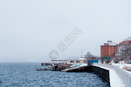 洞爷湖温泉北海道渔场高清图片