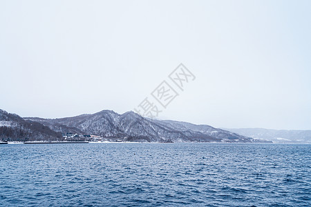 洞爷湖温泉背景