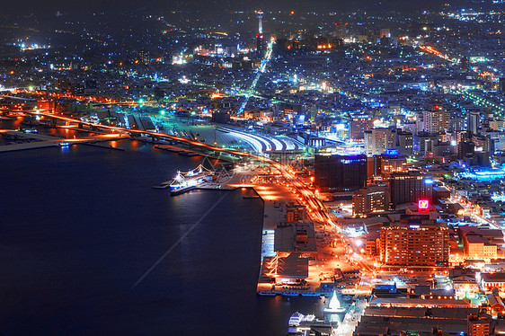 世界三大夜景函馆夜景图片