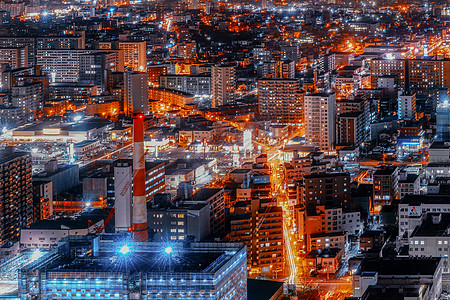 日本札幌夜景高清图片