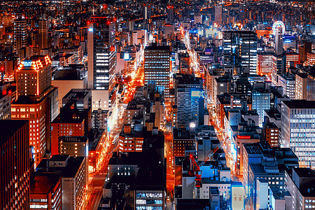 日本札幌夜景图片