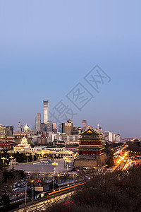 北京新旧建筑背景图片