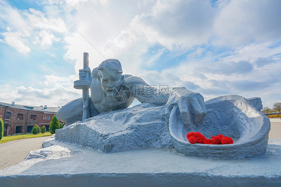 布列斯特卫国战争雕塑图片