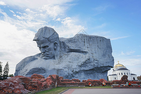布列斯特卫国战争雕塑背景图片