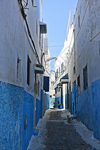 摩洛哥艾西拉小镇背景图片