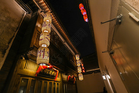 福州上杭街夜景图片