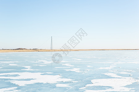 星冰粽（选出5星）冬季内蒙古呼伦贝尔呼伦湖风光背景