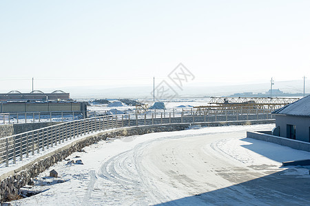 冬季内蒙古村庄风光图片