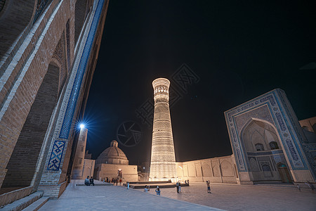 卡延塔乌兹别克斯坦卡兰清真寺背景