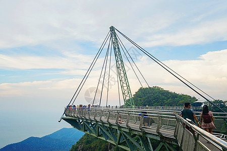 马来西亚兰卡威天空之桥背景