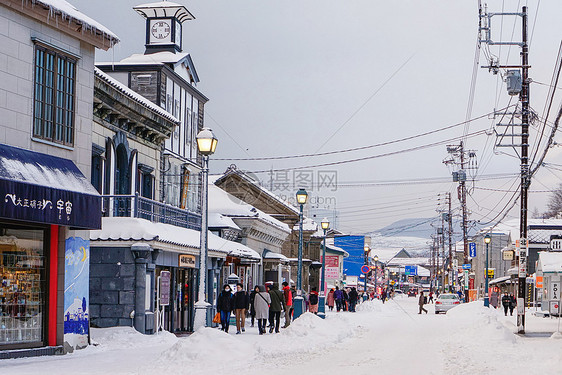 日本北海道小樽街景图片