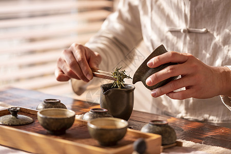 茶具素材中国茶道背景