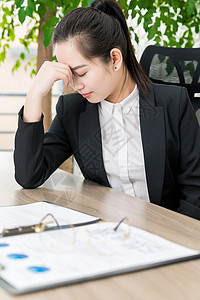 商务女性职场压力图片