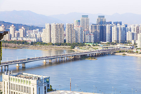 福州金山大桥背景