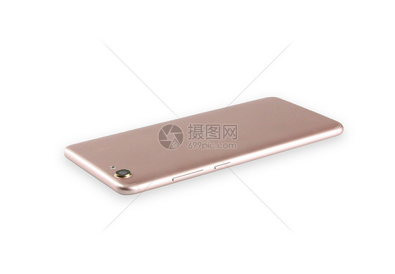  白底粉色金属手机图片