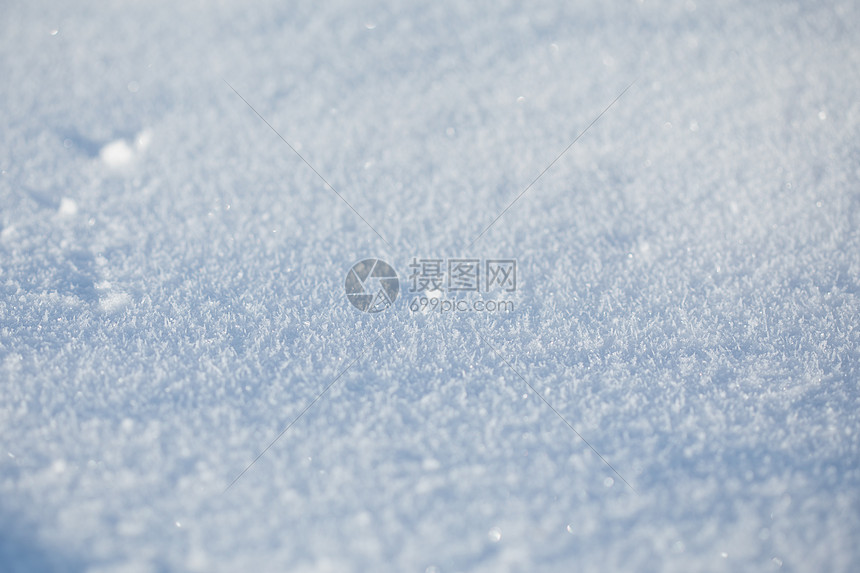 洁白的雪地图片