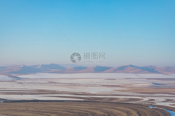 内蒙古冬季雪原风光图片