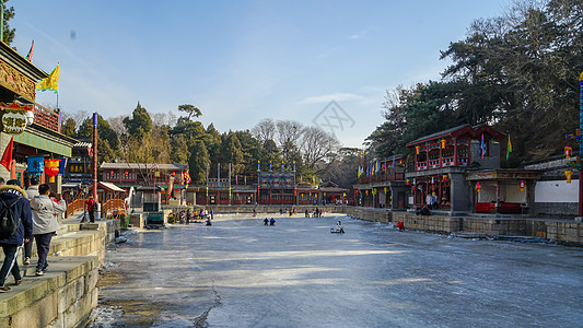 冬日北京颐和园风光图片