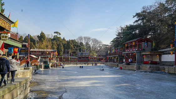 冬日北京颐和园风光图片