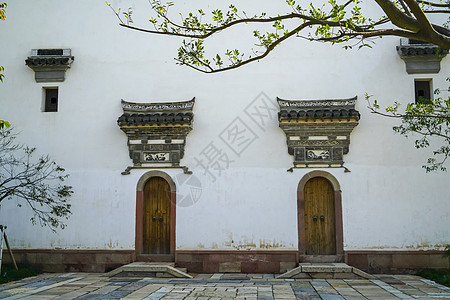 苏州建筑苏州博物馆风光背景