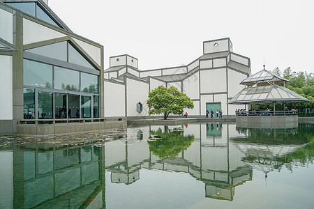 苏州博物馆风光图片