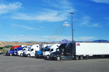 美国货车卡车背景图片