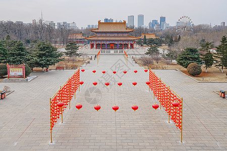 鞍山玉佛寺大门鞍山玉佛寺背景